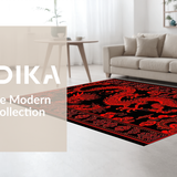 Bold Color Clash Dragon Design(Red)