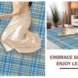 Elegant Blue Trellis Aesthetic(Beige)