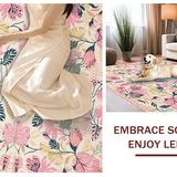 Trendy Elegant Tropical Leaf Print(Ivory)