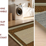 Ultra Soft Area Rug, Non Slip, Stain Resistant, Washable Area Rugs for Living Room, Bedroom, Vibrant Safari Style Elegance(Beige)