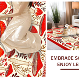 Lively Nature inspired Bath Decor(Red)