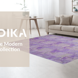 Ultra Soft Area Rug, Non Slip, Stain Resistant, Washable Area Rugs for Living Room, Bedroom, Coquette Ribbon Area Rug Sweet Lavish Aesthetic Accent Carpet(Purple)