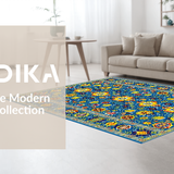 Bold Contemporary Tiled Aesthetic(Blue)