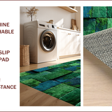 Eco Friendly Green Mosaic Aesthetic(Green)