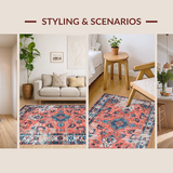 Cozy Distressed Diamond Arrangement(Red)