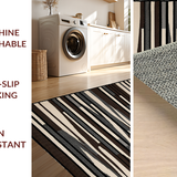 Ultra Soft Area Rug, Non Slip, Stain Resistant, Washable Area Rugs for Living Room, Bedroom, Stylish Modernist Zebra Aesthetic(Brown)