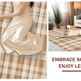 Transitional Subtle Striped Visual(Beige)