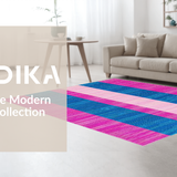 Bold Geometric Color Fusion Style(Blue)