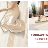 Creamy Textured Geometric Elegance(Beige)