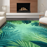 Modern Abstract Leafy Fusion(Green)