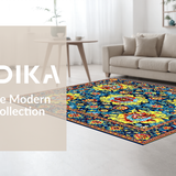 Stylish Colorful Geometric Touch(Blue)