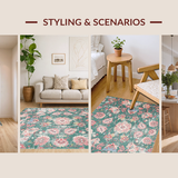 Delicate Floral Rustic Chic Look(Green)