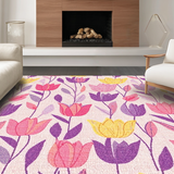 Delicate Purple Tulip Design(Pink)