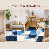 Striking Modern Linear Composition(Blue)