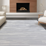 Ultra Soft Area Rug, Non Slip, Stain Resistant, Washable Area Rugs for Living Room, Bedroom, Vibrant Abstract Outdoor Visuals(Gray)