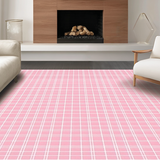 Playful Modern Shaggy Tiled Design(Pink)