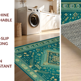 Whimsical Colorful Rag Weave(Green)