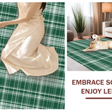 Contemporary Earth Tone Checkered(Green)