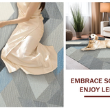 Ultra Soft Area Rug, Non Slip, Stain Resistant, Washable Area Rugs for Living Room, Bedroom, Luxurious Soft Cloud-Like Surface(Gray)