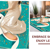 Elegant Minimalist Spring Rabbit(Blue)