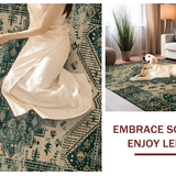 Cozy Low Pile Trellis Aesthetic(Gray)