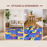 Bright ABC Patterned Educational(Blue)