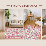 Vibrant Floral Botanical Aesthetics(Beige)