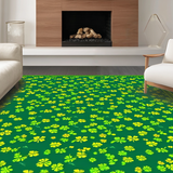 Classic Green and White Geometric Style(Green)