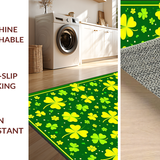 Playful Retro Shamrock Graphics(Green)