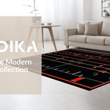 Eye Catching Monochrome Speedway Design(Black)