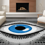 Elegant Dark Gray Abstract Design(Blue)