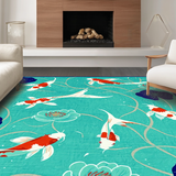 Charming Koi Pond Aesthetic(Blue)