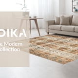 Ultra Soft Area Rug, Non Slip, Stain Resistant, Washable Area Rugs for Living Room, Bedroom, Vivid Textured Animal Print Style(Beige)