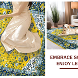 Elegant Rustic Geometric Motif(Yellow)