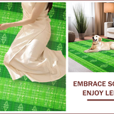 Ultra Soft Area Rug, Non Slip, Stain Resistant, Washable Area Rugs for Living Room, Bedroom, Green Neutral Dining Room Pet-Friendly Low Maintenance Rug(Green)