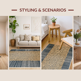 Ultra Soft Area Rug, Non Slip, Stain Resistant, Washable Area Rugs for Living Room, Bedroom, Trendy Subtle Animal Textures(Beige)