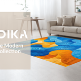 Eclectic Colorful Wave Motif(Blue)