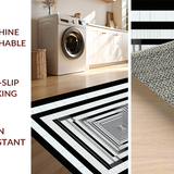 Chic Black and White Optical(Black)