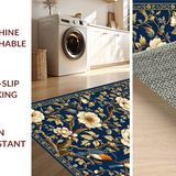 Navy Toned Floral Elegance(Blue)