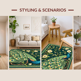 Contemporary Green Abstract Design(Green)