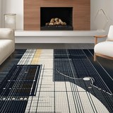 Minimalist Monochrome Guitar Illustration(Black)