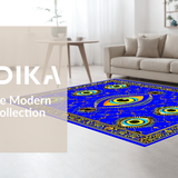 Transitional Cozy Patterned Surface(Blue)