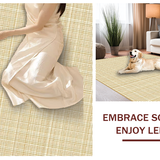 Stylish Lattice Geometry in Earth Tones(Beige)