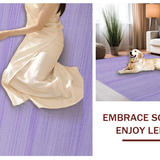 Ultra Soft Area Rug, Non Slip, Stain Resistant, Washable Area Rugs for Living Room, Bedroom, Luxurious Plush Modern Appeal(Purple)