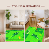 Joyful Cartoon Character Look(Green)