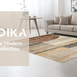 Ultra Soft Area Rug, Non Slip, Stain Resistant, Washable Area Rugs for Living Room, Bedroom, Rustic Earth Tones Texture(Brown)