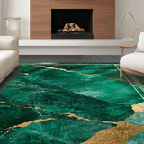 Vibrant Green and Gold Fusion(Green)