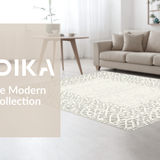 Ultra Soft Area Rug, Non Slip, Stain Resistant, Washable Area Rugs for Living Room, Bedroom, Elegant Plush Textured Decor Piece(Beige)