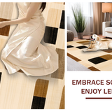 Ultra Soft Area Rug, Non Slip, Stain Resistant, Washable Area Rugs for Living Room, Bedroom, Modern Plush Ogee Pattern(Beige)