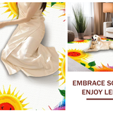 Bright Whimsical Half Circle Decor(Yellow)